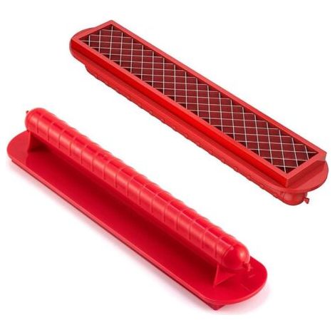 Bunthaus Coupe-saucisses Pour Hot-dog, Avec Poignée Hot-dog Cutter, Acier Inoxydable Oupe-hot-dog, Coupe-saucisses, Adapté Pour Maison, Restaurant, Barbecue