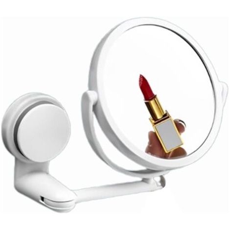Bunthaus Miroir De Courtoisie Mural Pliable, Miroir Grossissant 3x Avec Ventouse, Idéal Pour La Maison Et Les Voyages