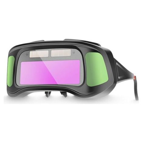 Bunthaus Lunettes De Soudage Professionnelles Intelligentes Anti-lumière Forte, Équipées D\'un Panneau De Charge Solaire