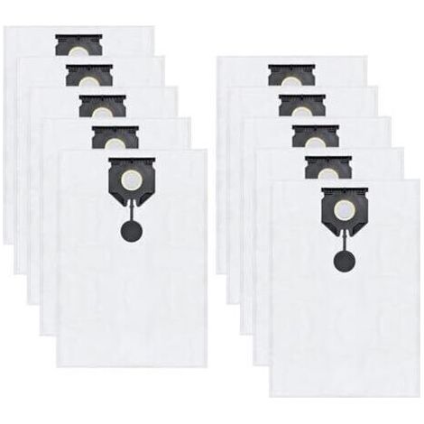 Bunthaus Accessoires Pour Aspirateurs Eau Et Poussière Kärcher Nt 30/1 Ap Te L, Nt 30/1 Ap L, Nt 30/1 Tact L Et Nt 30/1 Tact Te L 30 L. Sacs De Rechange Pour Aspirateur (10 Pièces).