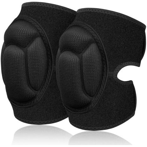 Bunthaus Genouillères De Protection, 1 Paire Genouillère Travail Avec 20mm Mousse Coussin, Genouillère Sport Pour Jardinage Jogging Travaux-l