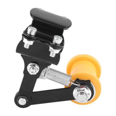 Motorcycle Chain Tensioner Adjustable Universal Chain Adjuster Adjuster Tool Modified Roller Chain Adjuster For Most Motorcycles (black)