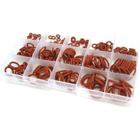 Bunthaus 225pcs Boîte À Réparation En Gel De Silice (vmq) Rouge, Pour La Plomberie Professionnelle, Air, Gaz, Automobile, Plombier, Réparations