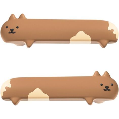 Bunthaus Lot De 2 Poignée De Porte En Silicone Anti Collision, Couvre Poignée De Porte, Coussinet De Protection, Manchon De Sécurité, Poignée Domestique Résistante Au Froid