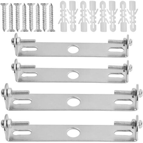Bunthaus 4 Pièces Support De Fixation Plafonnier 90mm/105mm Luminaires Support De Plaque De Plafond Plaques De Lampe De Plafond Pour Plafonnier De Bureau