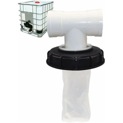 Bunthaus T-forme Couvercle De Réservoir Ibc Avec Filtre En Nylon Lavable Pour Réservoir D'Eau De Pluie Ibc 1000 Litres,filtre À Couvercle Ibc Accessoires De Réservoir Ibc,163 Mm
