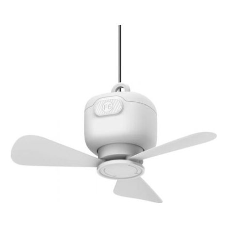 Bunthaus 3 Vitesses Réglables, Pour Tente, Camp Ing, Lampe De Camping Avec Ventilateur Rechargeable Usb, Ventilateur De Camping Lumière, Ventilateur Plafond Avec