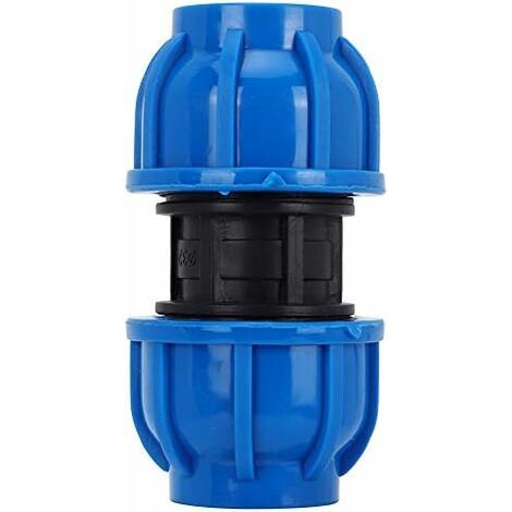 Bunthaus 4pcs Pe Connecteur Droit En Plastique 32mm À 32mm Adaptateur De Tuyau D'Eau Raccord Droit Raccord De Tuyau D'Eau Tube Raccords