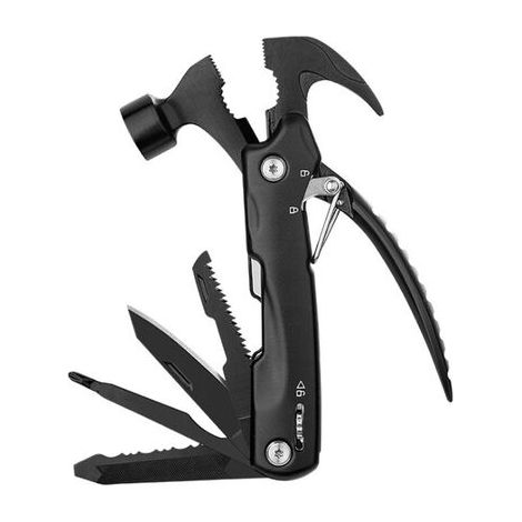 Bunthaus Marteau Multifonction,pince Multifonctions,multitool Couteau Multifonction Randonnée Accessoires Kit Survie Camping Cadeaux Pour Hommes Cadeau De Fête Des Pères
