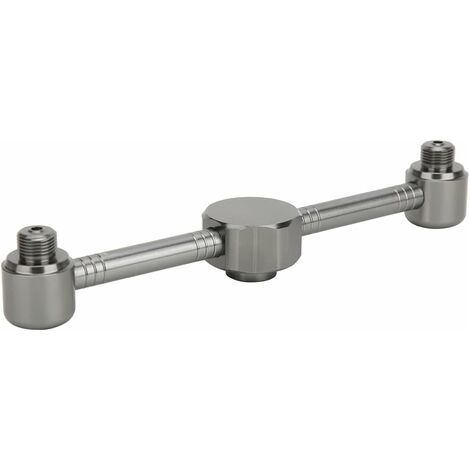 Bunthaus Camping En Plein Air En Alliage D'Aluminium Cylindre À Gaz Poêle Adaptateur Têtes Four Convertisseur Connecteurs Accessoire(two Heads)