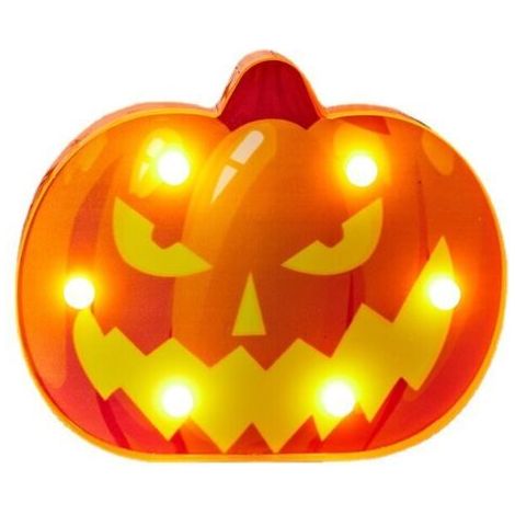 Bunthaus Halloween Modeling Lights Décoration, Ensemble De Trois Happy Halloween Light Up, Des Accessoires De Soirée De Nuit À Led, Boîte De Batterie De La Batterie De Cordes De Décoration De Cordes D