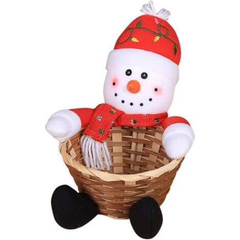 Bunthaus Corbeille De Fruit Corbeille À Pain Bonbons Panier Mignon Pour Noël Fête Décoration De Table Chame Club (e, M:20 15/7.9"5.9"")