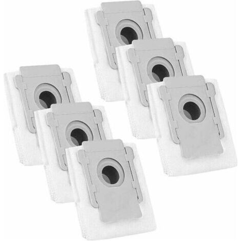 Bunthaus 6 Pack Clean Base Automatique Sacs Pour Roomba I7 + I7 /plus + S9/plus E5 E6 E7 Aspirateur, Accessoires De Rechange, Sacs D'Aspirateur Sans Fil