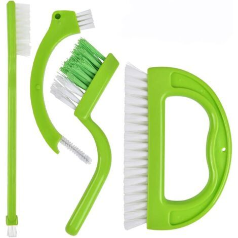 Bunthaus Ensemble De 4 Brosses À Coulis Et Brosses À Carreaux - Brosse De Nettoyage Efficace Brosse En Nylon