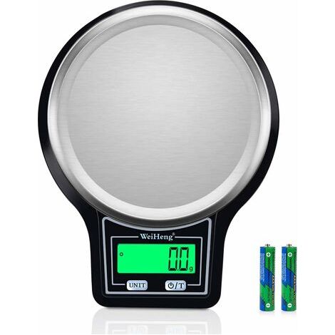 Bunthaus Balance De Cuisine 5kg/ 0,1g[mise À Niveau], Haute Précision Balance Alimentaire Électronique, Plateforme En Acier Inoxydable Avec Multifonction Pour Peser,affichage Lcd,précision Jusqu'à 0,1