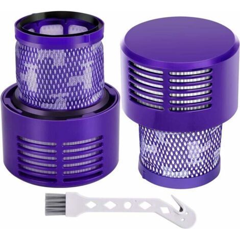 Bunthaus Filtre Hepa Pour Aspirateur Dyson V10 – 2 Filtres De Remplacement – Élimine 99,97 % De La Poussière – Compatible V10 Absolute Animal Motorhead - Dy-969082-01