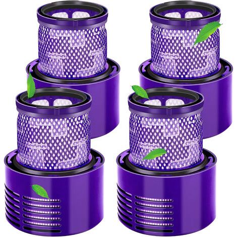 Bunthaus Filtre Pour Dyson V10 Sv12,filtres Pour Dyson Cyclone V10 Sv12 Series V10 Absolute/animal/total Clean/motorhead Aspirateurs, Filtre De Remplacement Accessoires Dy-969082-01(4 Packs)