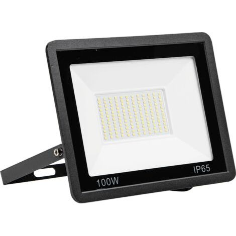 Bunthaus Projecteur Led Extérieur 100w – Ip66 Étanche – Lumière Blanche Froide 6500k – Éclairage De Sécurité Pour Jardin, Terrasse, Garage, Usine - 6500kimperm