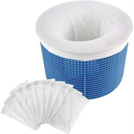 Bunthaus Chaussettes D'Écumoire De Piscine 10 Pièces, Filtre De Piscine, Sac Poubelle-ensoleillé