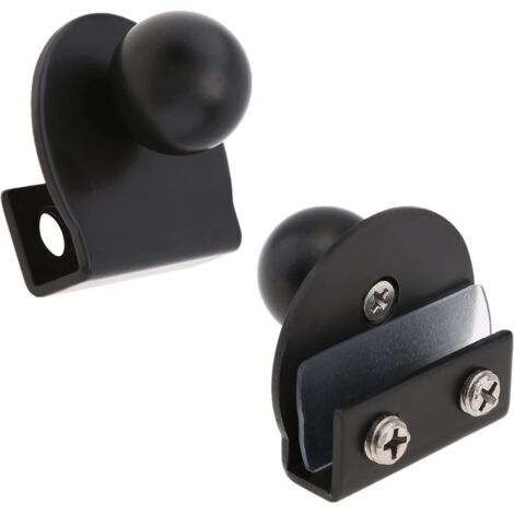 Bunthaus 2 Pièces Poignée De Porte En Verre, Poignées De Porte Pour 5 À 8 Mm Vitrine Meubles Armoires En Verre Boutons De Tiroir