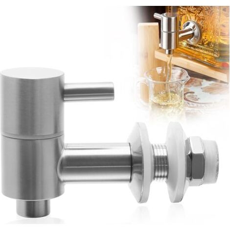 Bunthaus Robinet De Rechange Pour Distributeur De Boisson, Robinet De Rechange En Acier Inoxydable, Robinet Distributeur De Boisson Pour Eau, Vin, Bière, Jus