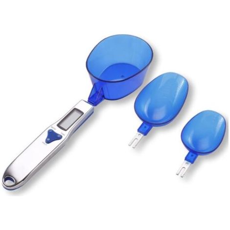 Bunthaus Balance De Cuisine Numérique Avec 3 Cuillères À Mesurer Pesant Et Ingrédient Liquide Sec Thé Au Lait Farine D'Épices Médecine 1 1lb / 500g (0 1g) Balance De Milligramme Écran Lcd Portable