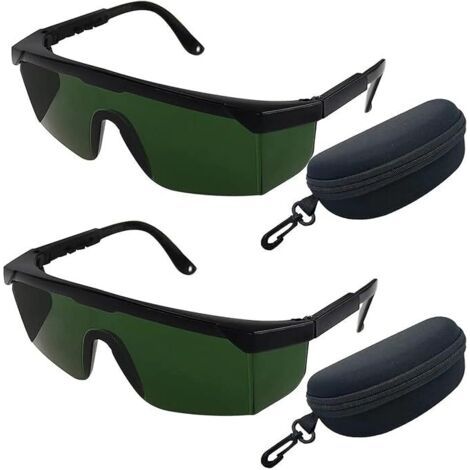 2 Pièce Lunettes De Protection Laser Lunettes Pour Laser Lunettes De Sécurité Pour Niveau Laser Rotatif Et Laser Multiligne Vert Améliorer La Visibilité Du Faisceau Vert - Boîte Includes