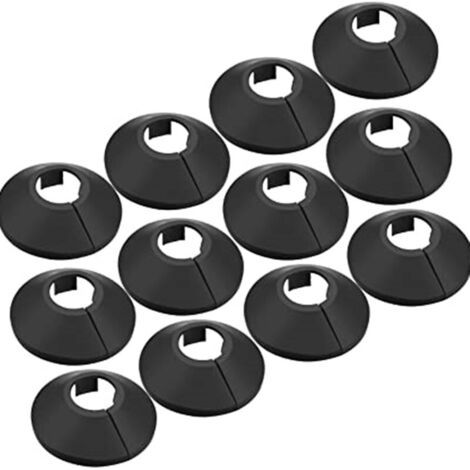 (noir) 30 Pièces Bouchons De Tuyau, Colliers De Serrage Couvercles De Durites De Radiateur En Plastique, Guirlande De Couverture Pour Cacher Les Tuyaux De Radiateur