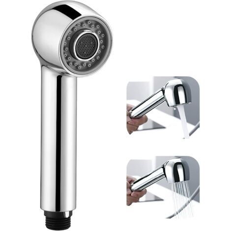 Bunthaus Douchette Evier Cuisine Avec 2 Jets Et Aérateur À Economie D'Eau, Robinet Cuisine Douchette Remplacement En Abs Robuste, Compatible Avec Robinets De Cuisine Extractibles