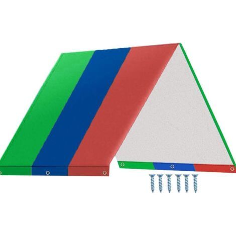 Bunthaus 52" X 89"",rechange Pour Aire Jeux Pour Enfants, Bâche Rechange Étanche Et Résistante Aux Uv Pour Balançoire
