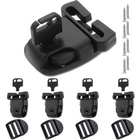 4 Pcs Clips De Protection Pour Spa, Clips De Rechange Pour Housse De Spa Avec Clés Et Boucle Coulissante, Accessoires De Matériel, Pour Spa Loquets De Remplacement Clip