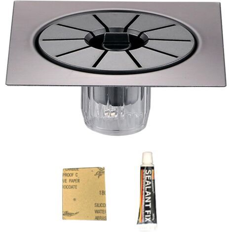Bunthaus Produits Ménagers, Évacuation De Sol Magnétique À Fermeture Automatique, Odeur Et Refoulement D'Eau, Installation Facile, Convient Pour Salle De Bain, Hôtel, Voyage