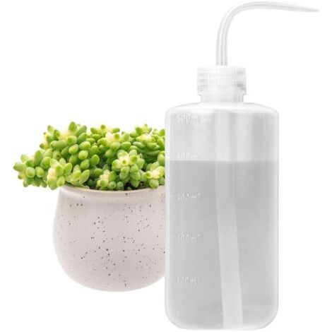Arrosoir Bouteille Pissette Plastique De Sécurité Squeeze Bouteille D'Arrosage Bouteille D'Arrosage À Presser Pour Plantes Succulente Bonsai Interieur Plant Artificiel Petite Pot Plantes, 500