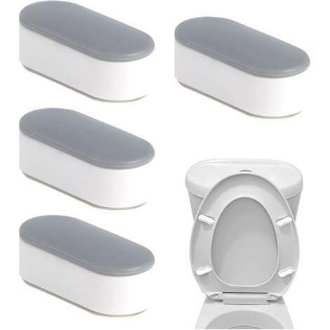 Bunthaus Lot De 4 Tampons Adhésifs Universels Pour Abattant Wc Amortisseurs De Couvercle De Toilette