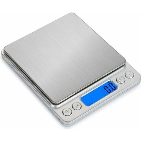Bunthaus Balance De Précision 3000g / 0,1g, Balance De Cuisine / Balance De Poche / Balance De Bijoux, Balance Électronique De Haute Précision, Écran Lcd Rétroéclairé, Tare Et Fonction Pcs