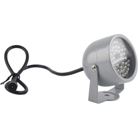 Bunthaus Illuminateur Ir, 48 Led Lumières Sécurité Projecteur Infrarouge Lumière Vision Nocturne Étanche Cctv Remplissage Caméra Parking Domestique Nuit