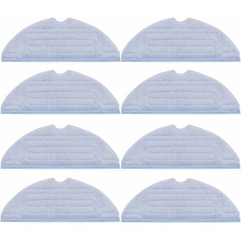 Bunthaus Lot De 8 Lingettes De Rechange Pour Roborock S7 T7s T7s Puls G10 Accessoires, Microfibre Douce, Lavable Et Réutilisable