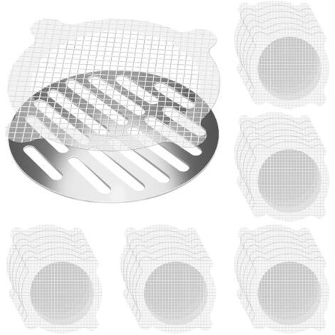 Bunthaus Lot De 30 Pièces (10 Cm) Attrape Cheveux Jetable, Filtre Drain De Douche, Grille Douche Filtre, Filtre À Cheveux Douche, Filtre Protecteur De Drain Pour Baignoire Cuisine Évier
