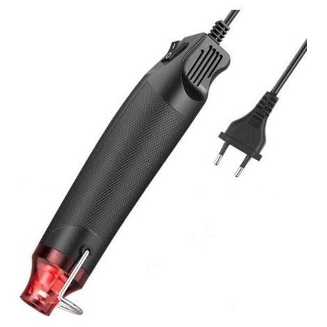 Bunthaus Décapeur Thermique Mini, Pistolet À Air Chaud Petit 300w Chauffage Rapide Pour D'Emballage Rétractable Le Gaufrage Séchage De La Peinture Du Papier