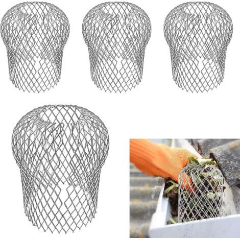 Bunthaus Lot De 4 Protections De Gouttières En Métal Pour Gouttières Grille De Protection Pour Gouttières Protection Des Feuilles Et De La Mousse
