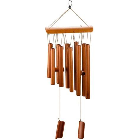 Bunthaus Bambou Vent Carillon En Bois Carillon À Vent Bambou Carillon A Vent Exterieur Pour Le Jardin Intérieur Extérieur Terrasse Et Décoration De La Maison
