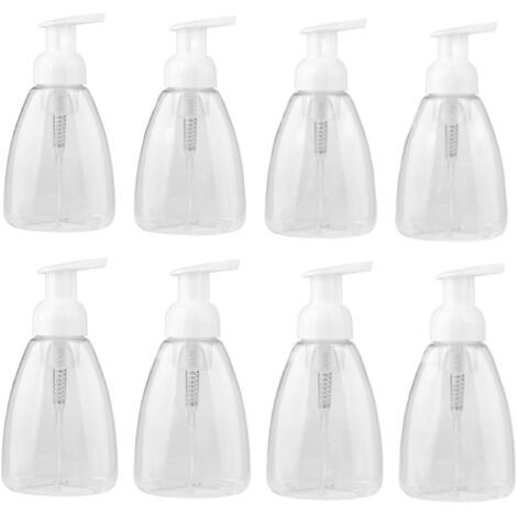 Bunthaus Bouteilles De Distributeur De Savon Vides Distributeur De Savon En Mousse Plastique Flacon Pompe Rechargeable 300 Ml (lot De 8)