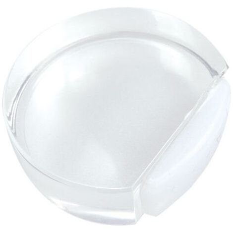 Bunthaus Butoir De Porte Sol Auto-adhésif - Protection Pour Les Murs Et Les Meubles Sur Tous Les Sols Durs - Transparent - Lot De 2 Pièces Semi-rondes
