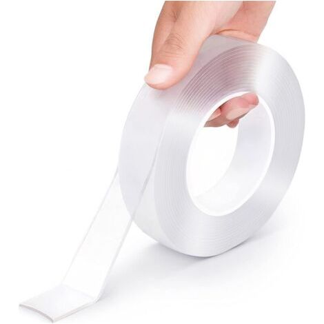 Ruban Adhésif Double Face Très Résistant, Multi-usage, Amovible, Lavable, Transparent, Pour Coller Des Objets, Pour La Maison (3 M)