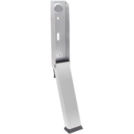 Bunthaus (argenté)pied De Porte Carré Pliable En Acier Inoxydable Conçu Pour La Sécurité Et La Facilité D'Utilisation