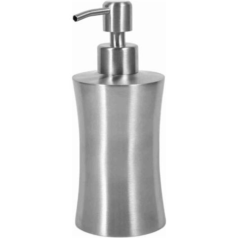 Bunthaus Distributeur De Savon Et Lotion En Acier Inoxydable 304, Antirouille, Résistant À La Corrosion, Et Robuste, Pompe À Savon, 400 Ml, Silver