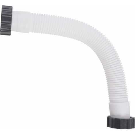 Bunthaus Tuyau Flexible De Rechange Pour Filtre De Piscine, Tuyau De Pompe De Piscine, Tuyau D\'aspirationblanc40.6cm