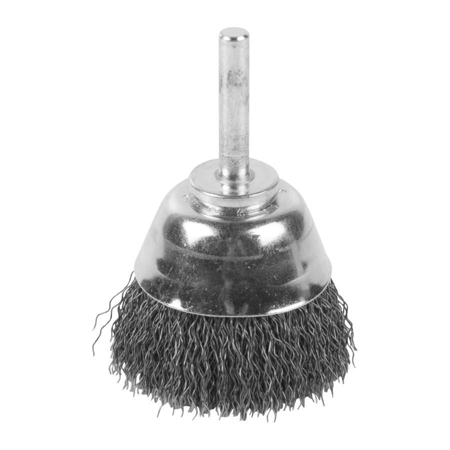 Milwaukee S6 50x20 Stahl-topfbürste Mit Schaft, Geriffelt, 0,3 Mm, 3 Stück