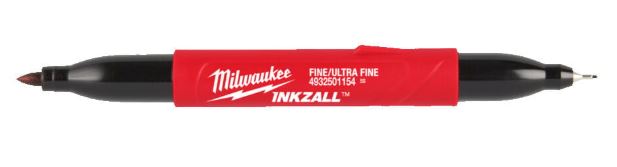 Milwaukee Inkzall 2-in-1 Marker, Präzisionsspitze, Feine Spitze