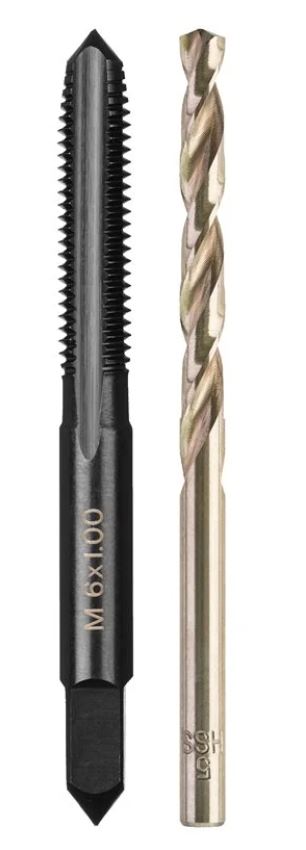 M6-1,0-mm-gewindebohrer Und 5,0-mm-milwaukee-bohrer